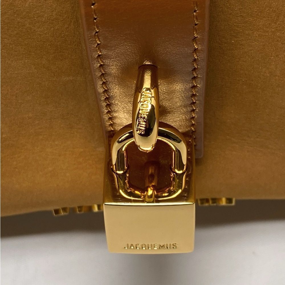 Jacquemus Le Bisou Cadenas Suede Shoulder Bag - Picture 8 of 15